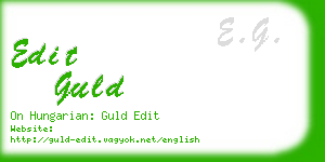 edit guld business card